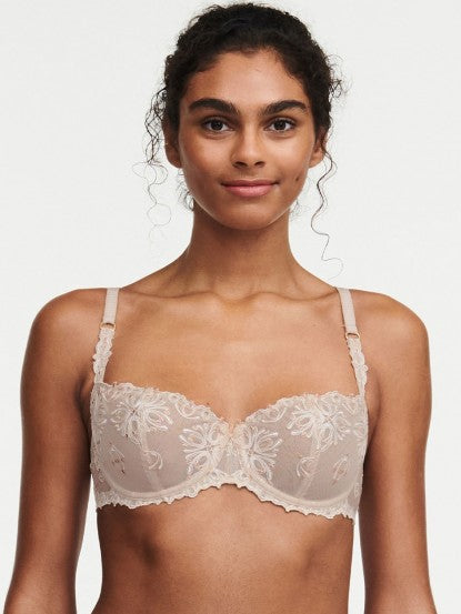 Chantelle Champs Elysees Lace Unlined Demi Bra