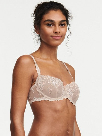 Chantelle Champs Elysees Lace Unlined Demi Bra