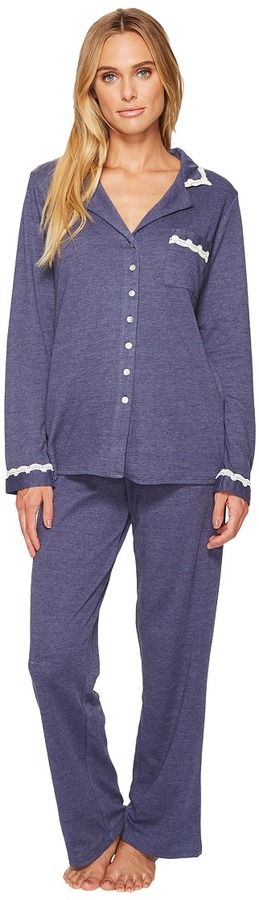 Eileen West Dream L/S Interlock Classic Pajama Set
