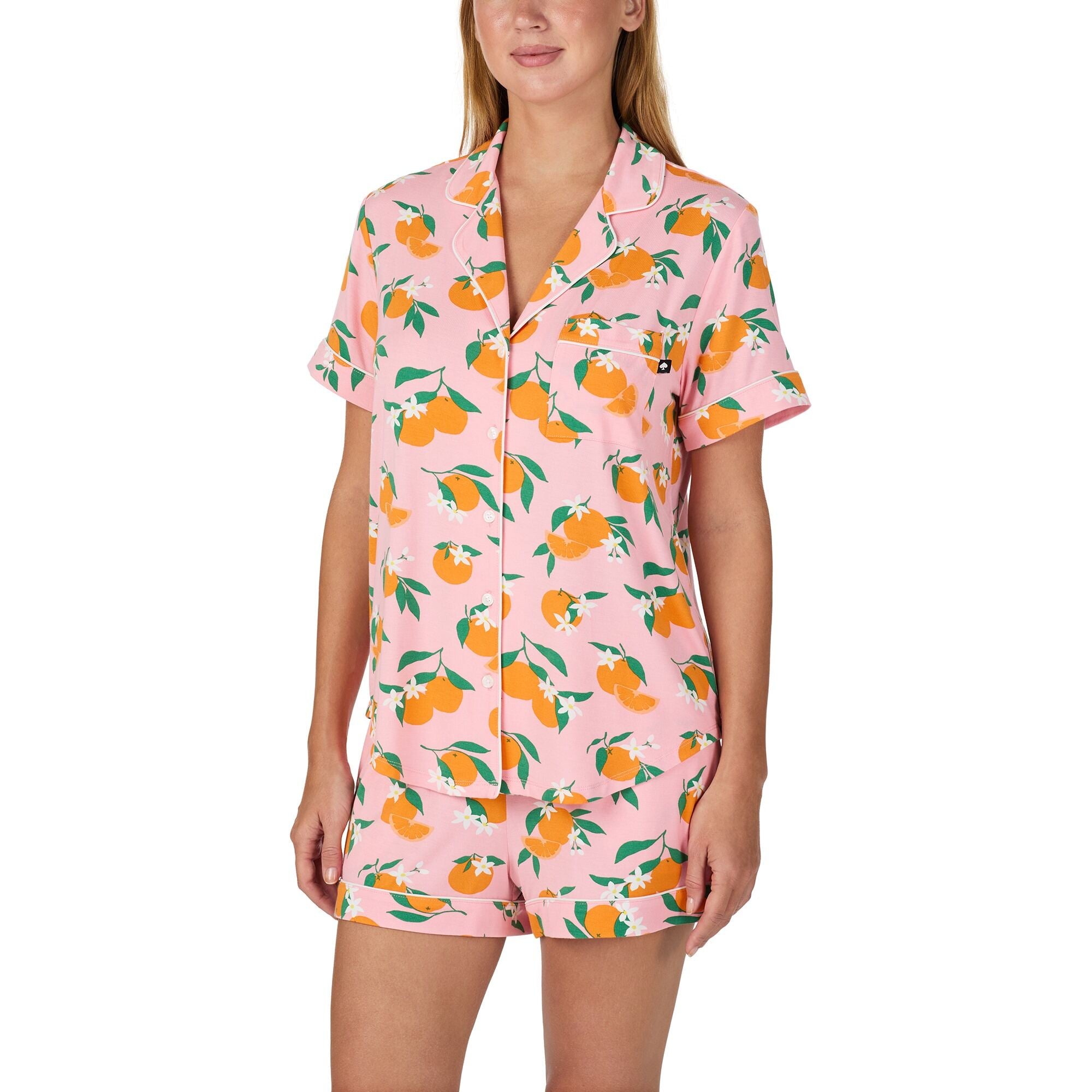 Kate Spade Modal Jersey S/S Notch Short PJ Set