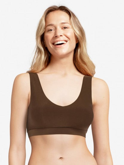 Chantelle Soft Stretch Padded V-Neck Bra Top