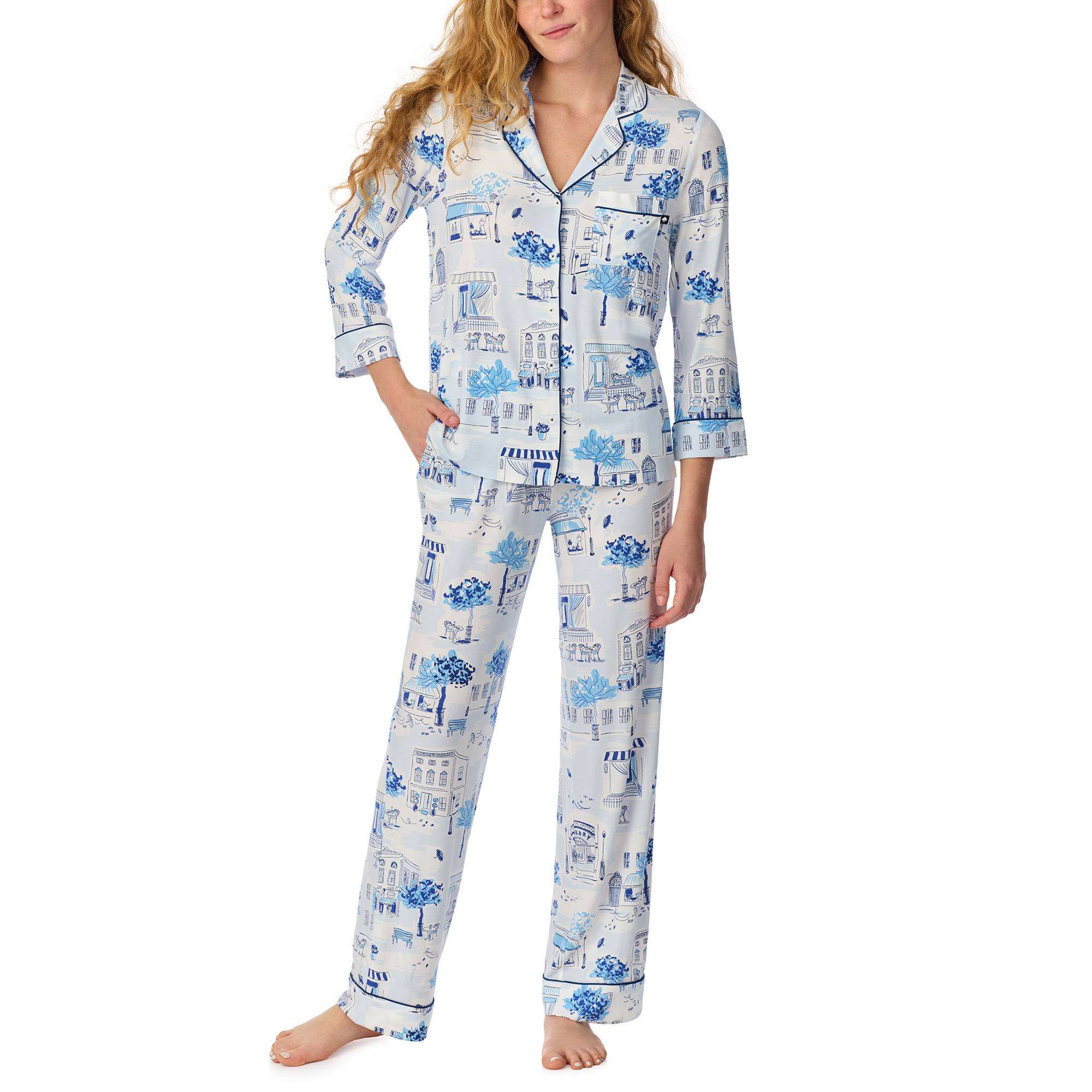 Kate Spade 3/4/S Long PJ Set