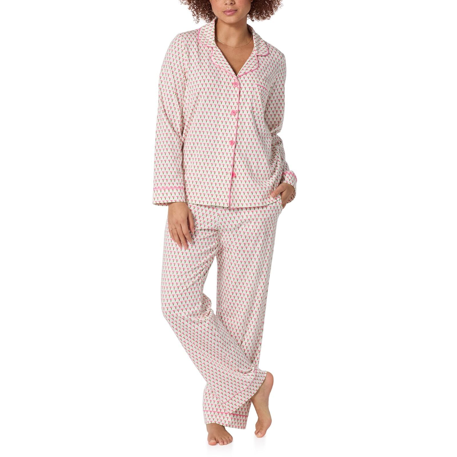 Bed Head Blossom Geo L/S Classic PJ Set