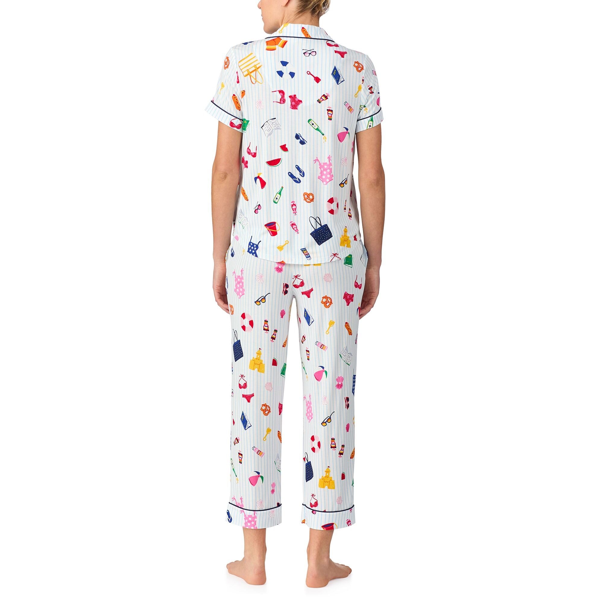 Kate Spade S/S Cropped PJ Set Plus Size