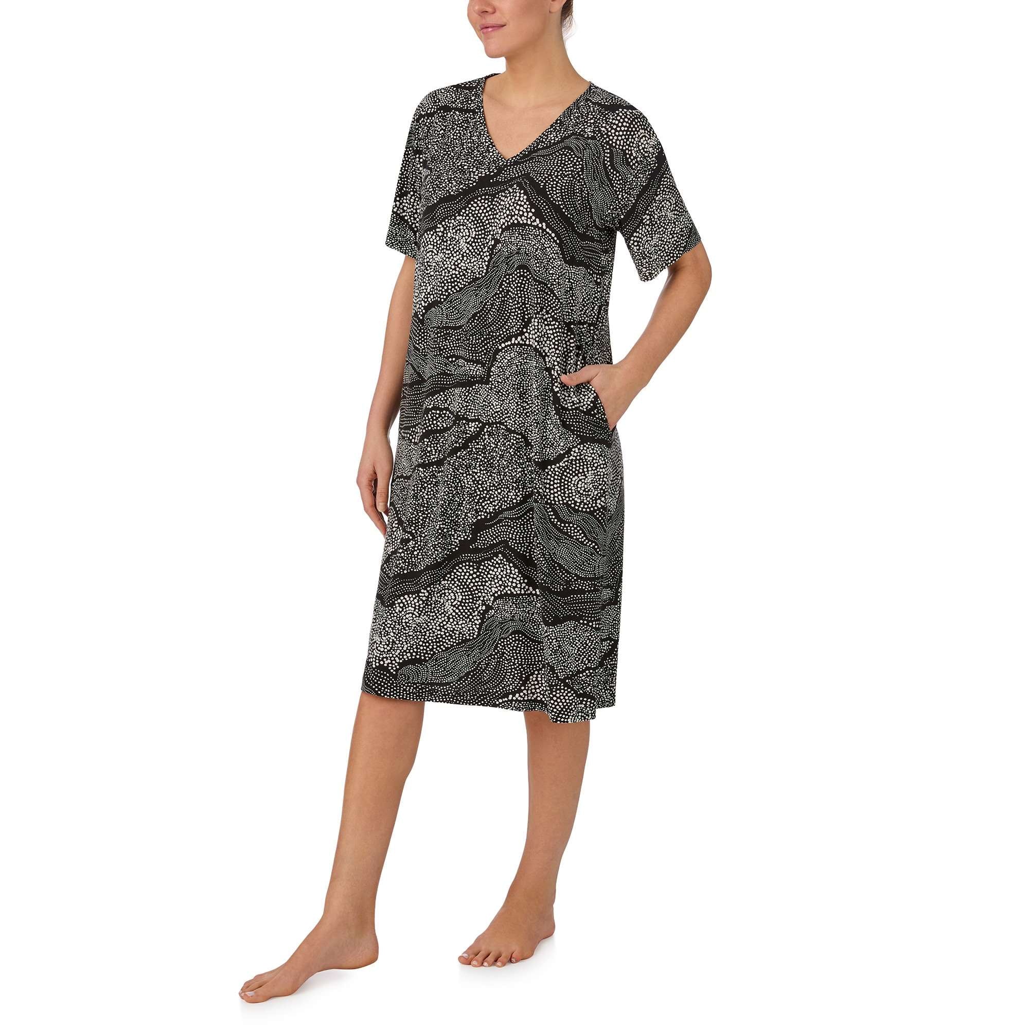 Donna Karan Sleep Uptown Sleek Plus Size S/S Sleepshirt