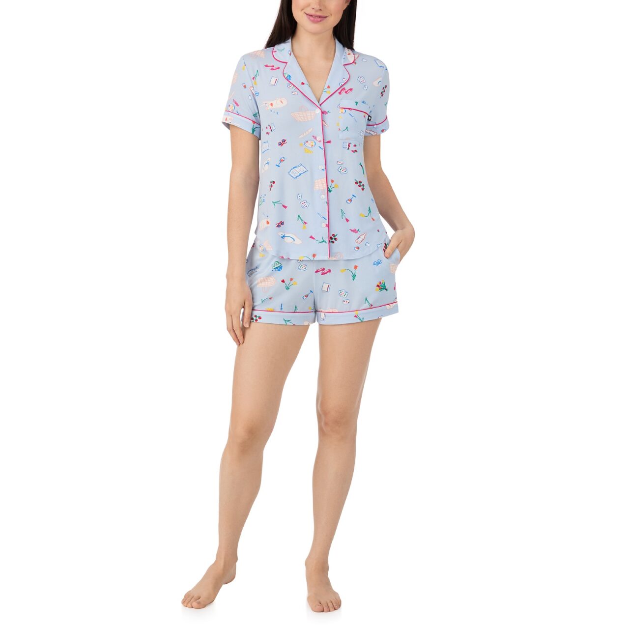 Kate Spade S/S Knit Short PJ Set