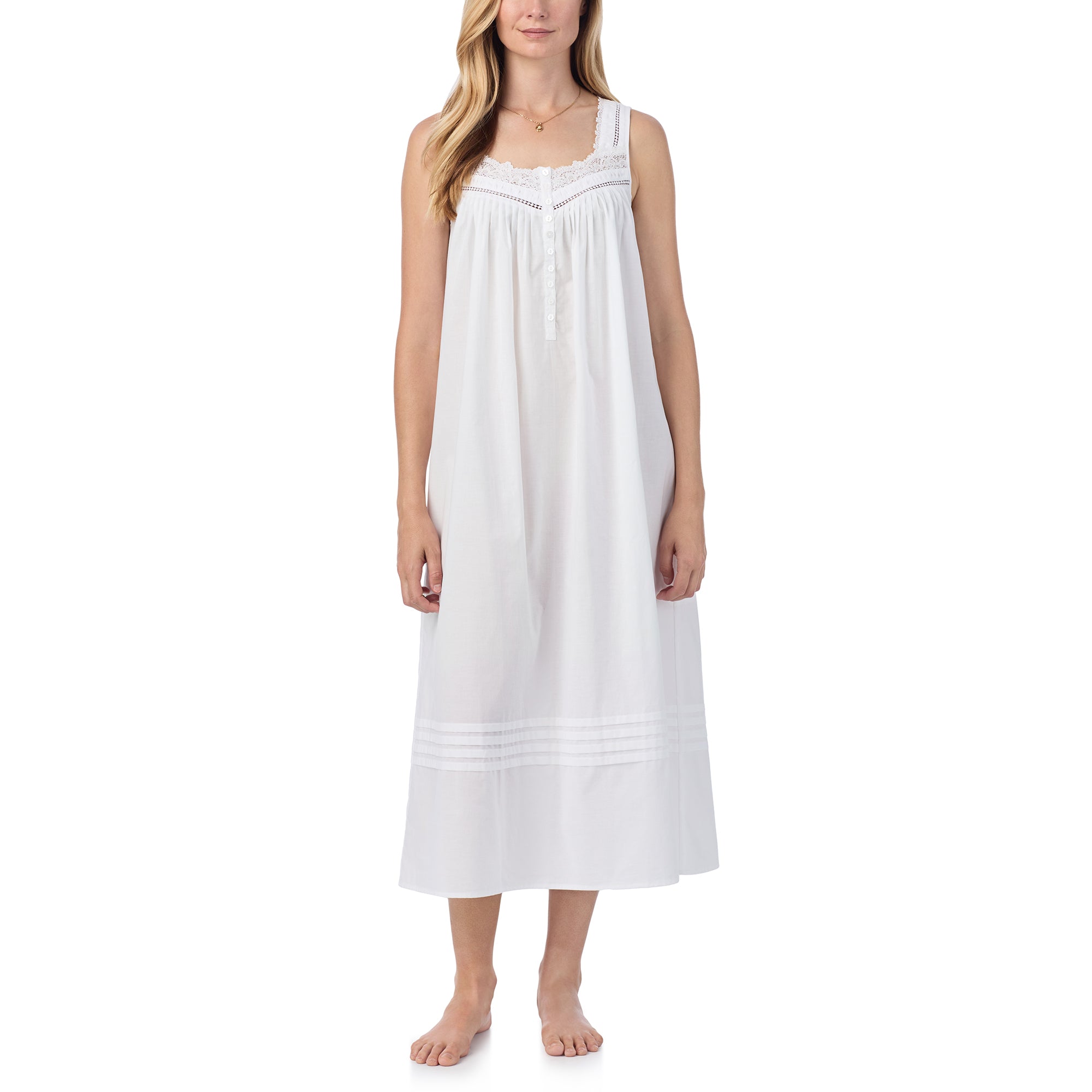 Eileen West "Eileen" Cotton Lawn S/L Nightgown