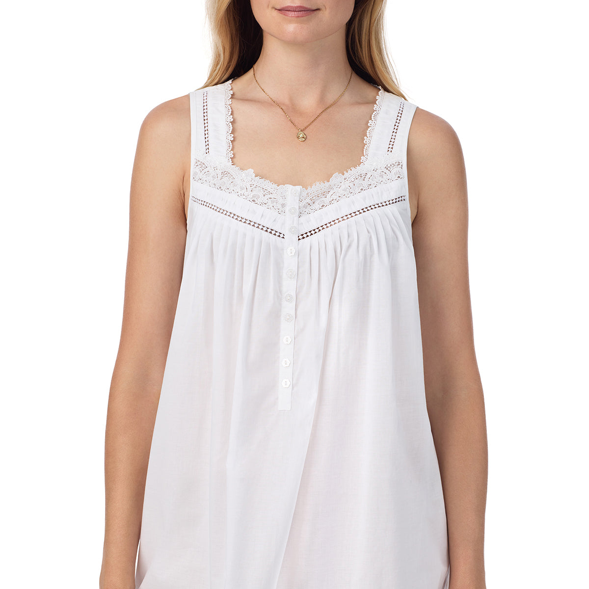 Eileen West Cotton Lawn S/L Chemise
