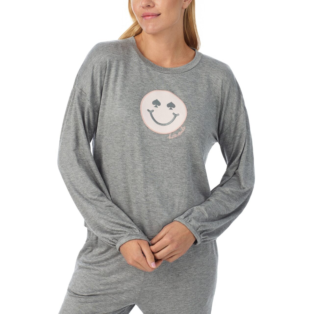 Kate Spade Un-brushed French Terry L/S Pullover Set