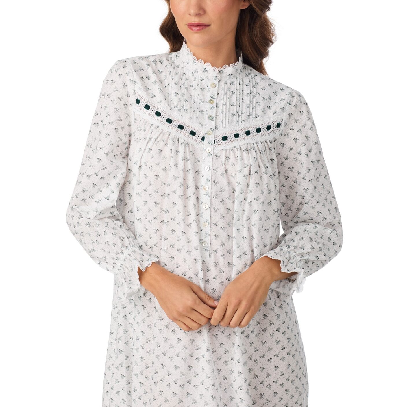 Eileen West 50" Highneck Nightgown