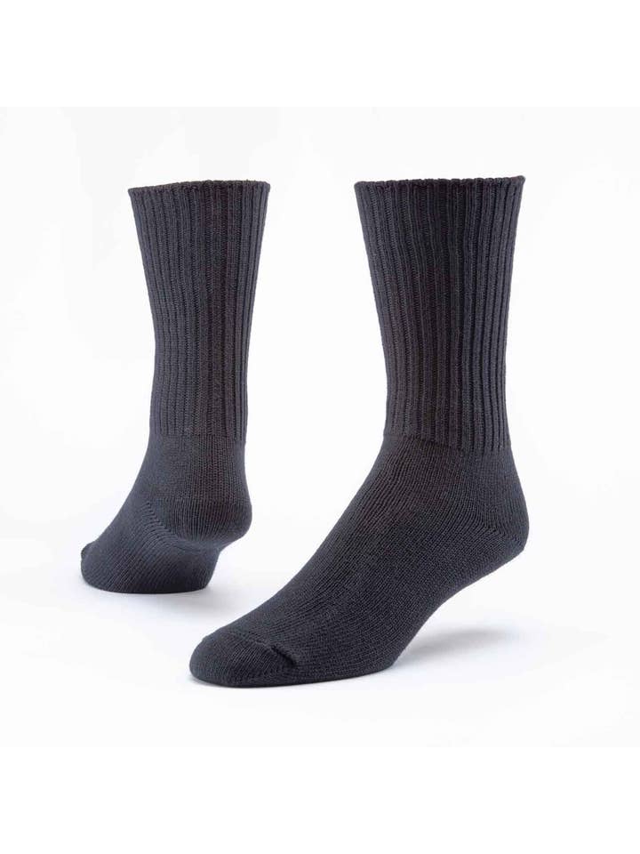 Maggie's Organics Organic Cotton Crew Sock - Black