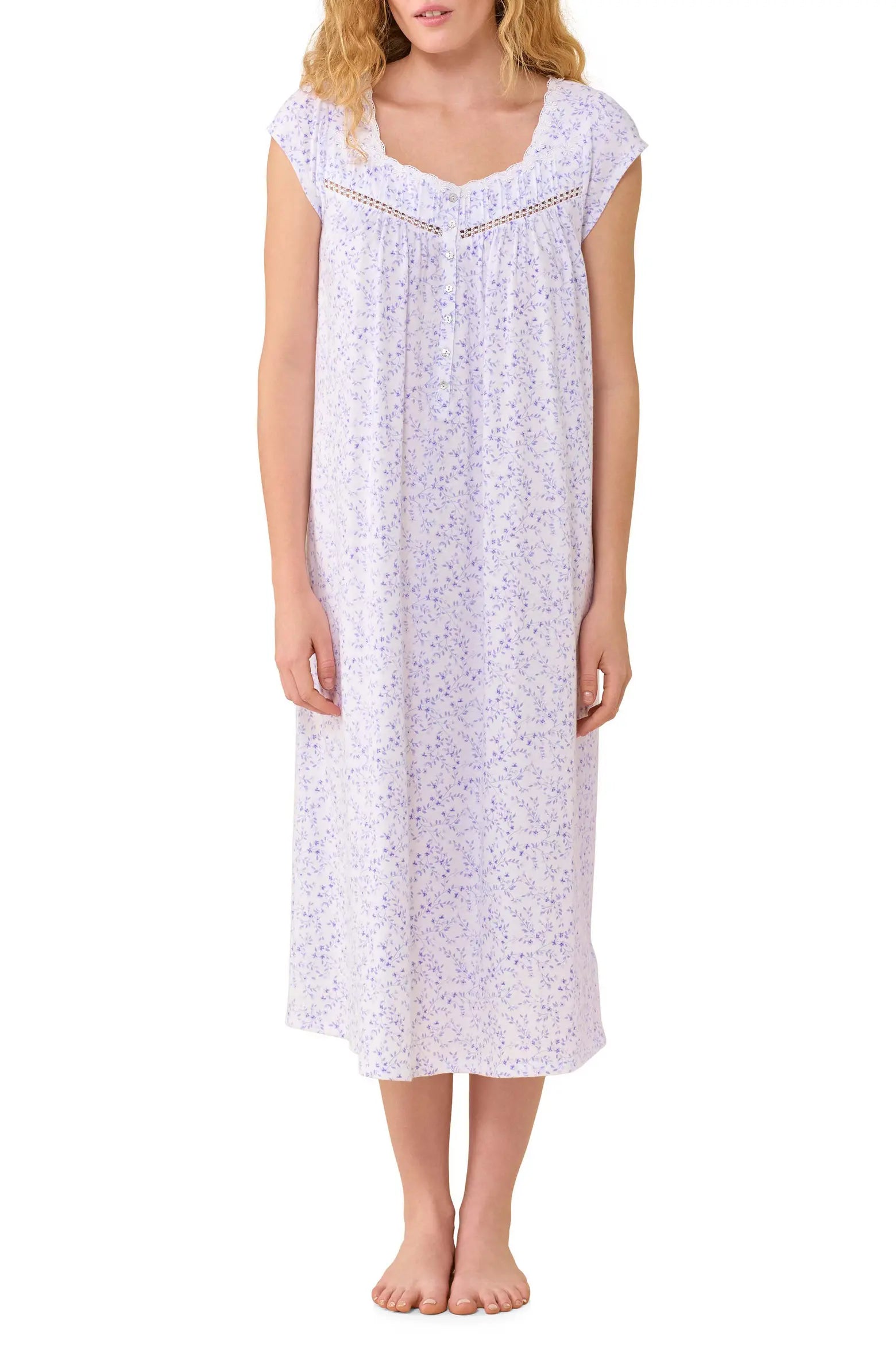 Eileen West 48" Long C/S Nightgown