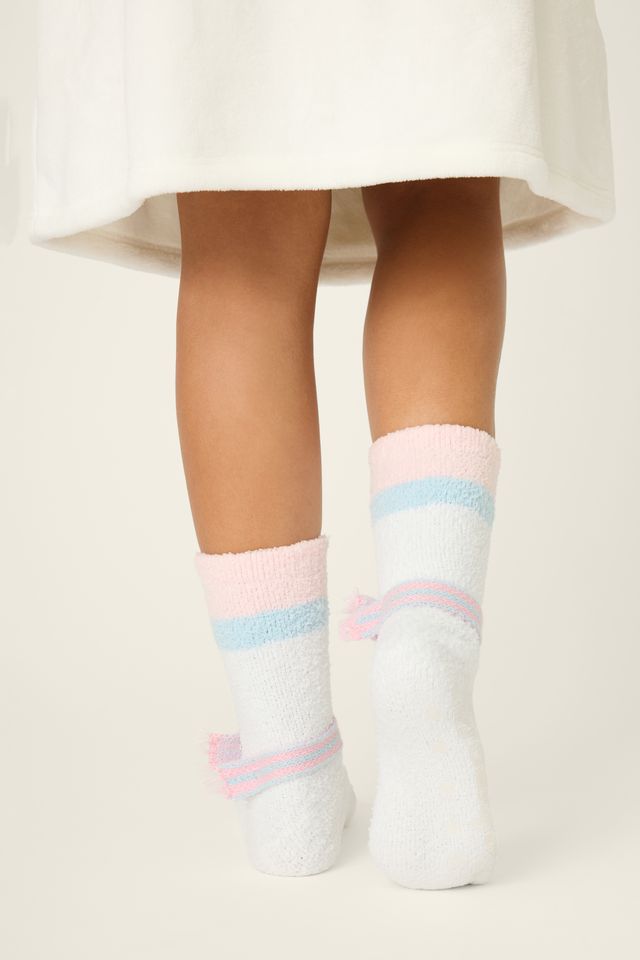 P.J. Salvage Holiday Cozies Cozy Sock - White