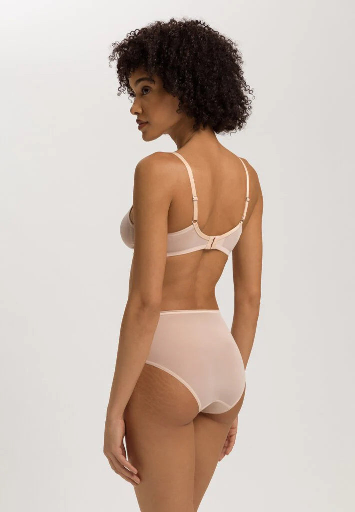 Smooth illusion sheer tulle bra