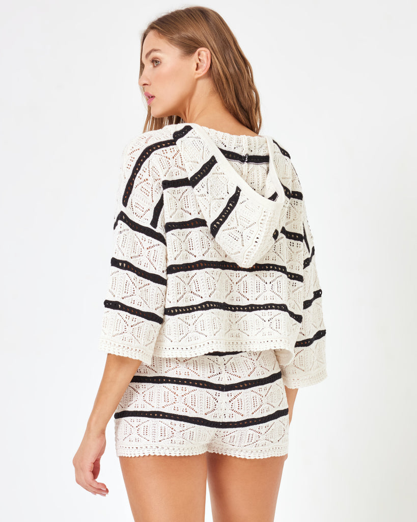 Striped Diamond Eyes Hoody