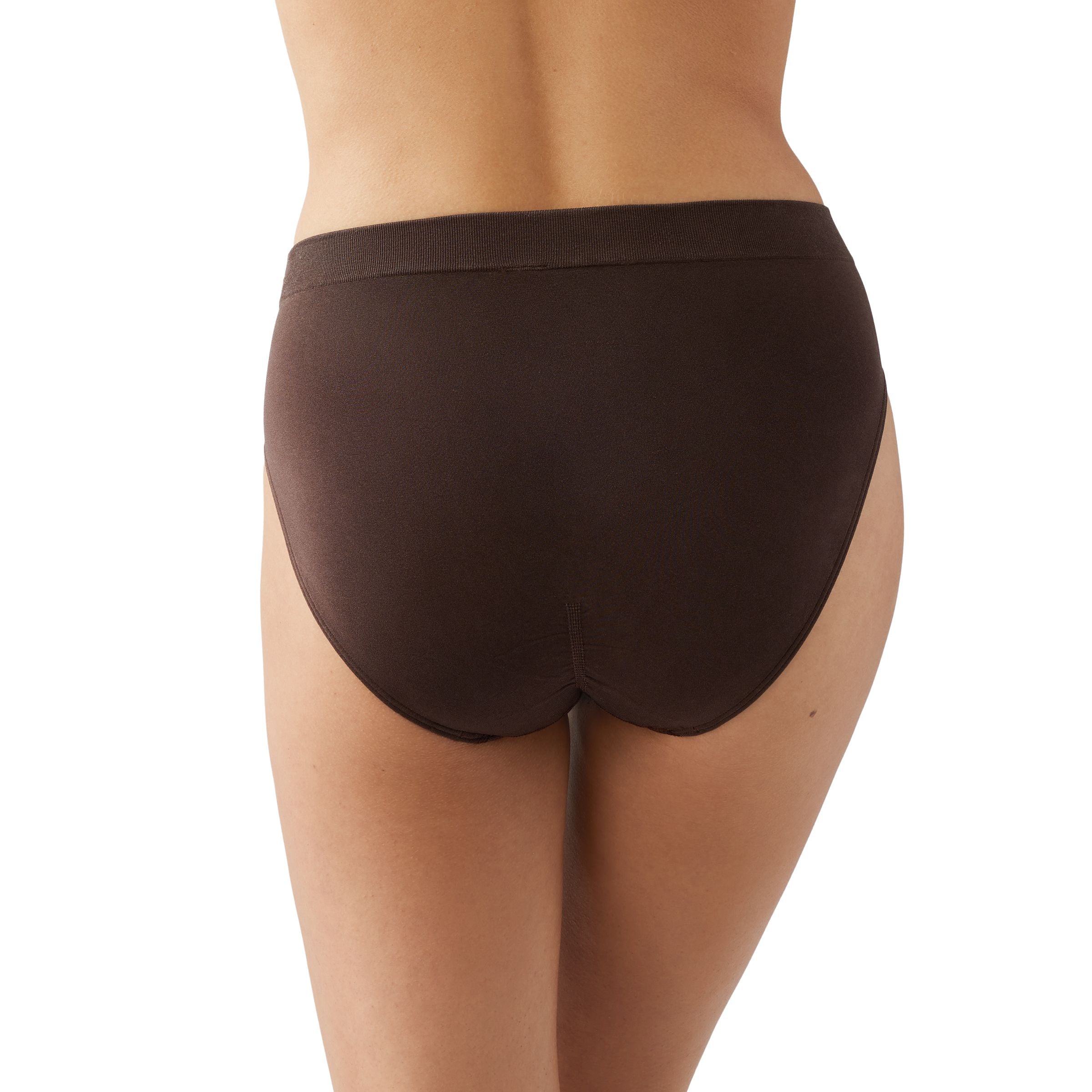 Wacoal B-Smooth Seamless Hi-Cut Brief - Hot Fudge(207)