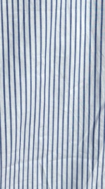 marelle alex long sleeve striped poplin pj set Blue