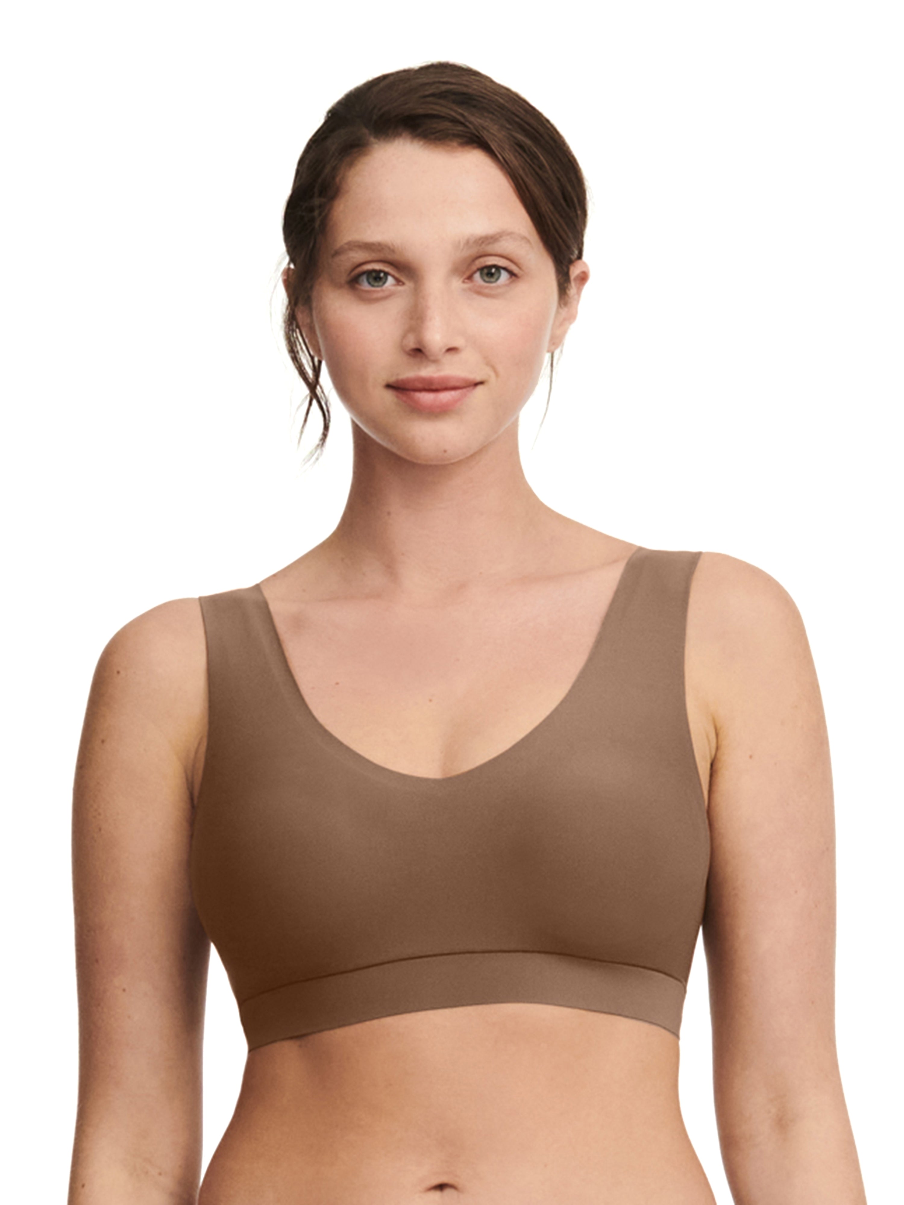 Chantelle Soft Stretch Padded V-Neck Bra Top