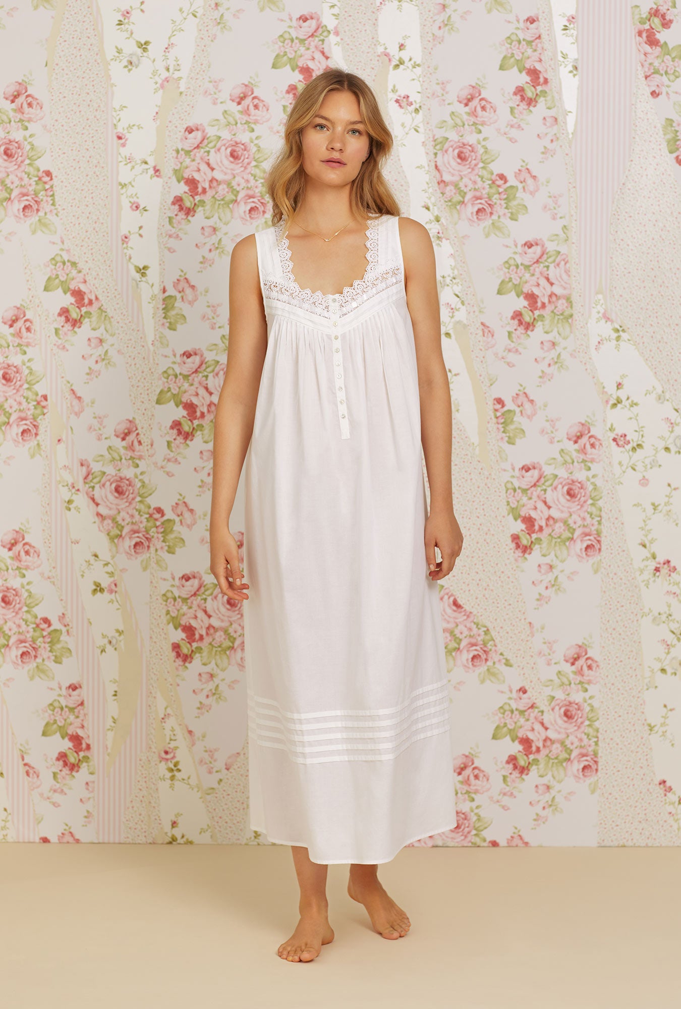 pure cotton lawn gown