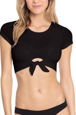 Robin Piccone Ava Knot Front Tee Bikini Top