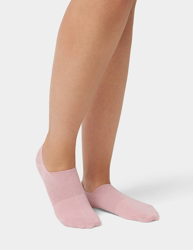 Hue Cotton No Show Arch Hug Sock 3 Pair Pack - Lilas Pack