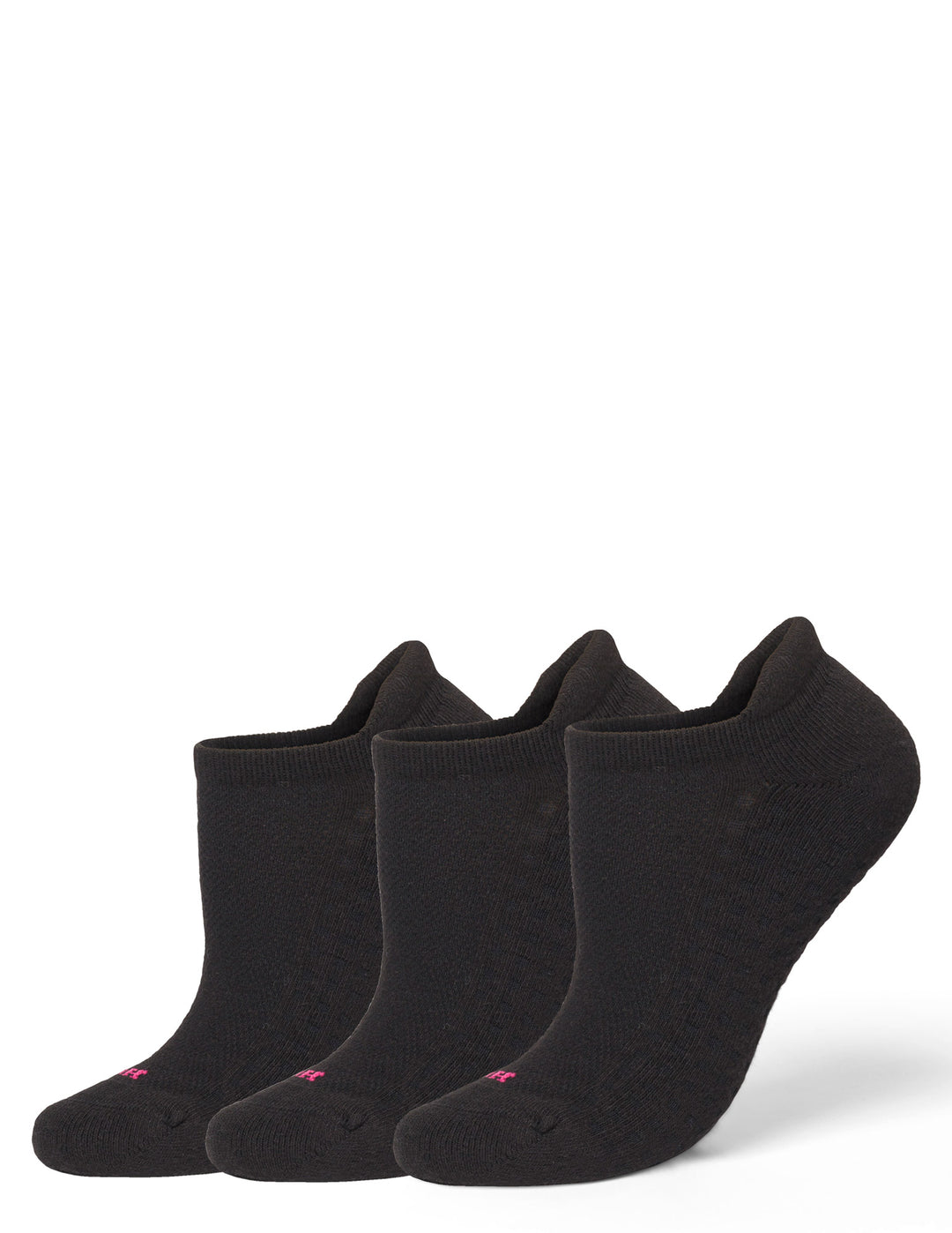 Hue Air Cushion Tab Back No Show Sock 3 Pair Pack