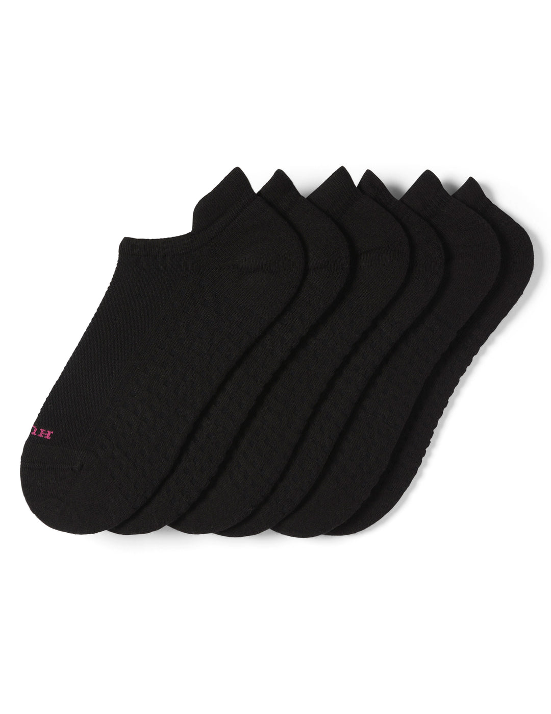 Hue Air Cushion Tab Back No Show Sock 3 Pair Pack
