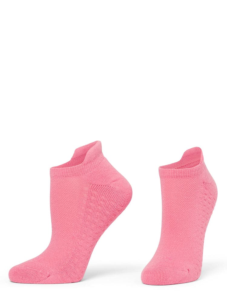 Hue Air Cushion Tab Back No Show Sock 3 Pair Pack - Watermelon