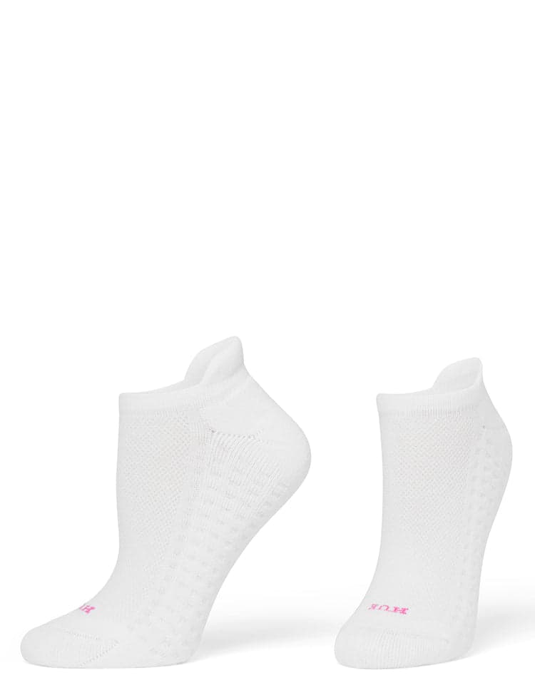 Hue Air Cushion Tab Back No Show Sock 3 Pair Pack - Watermelon