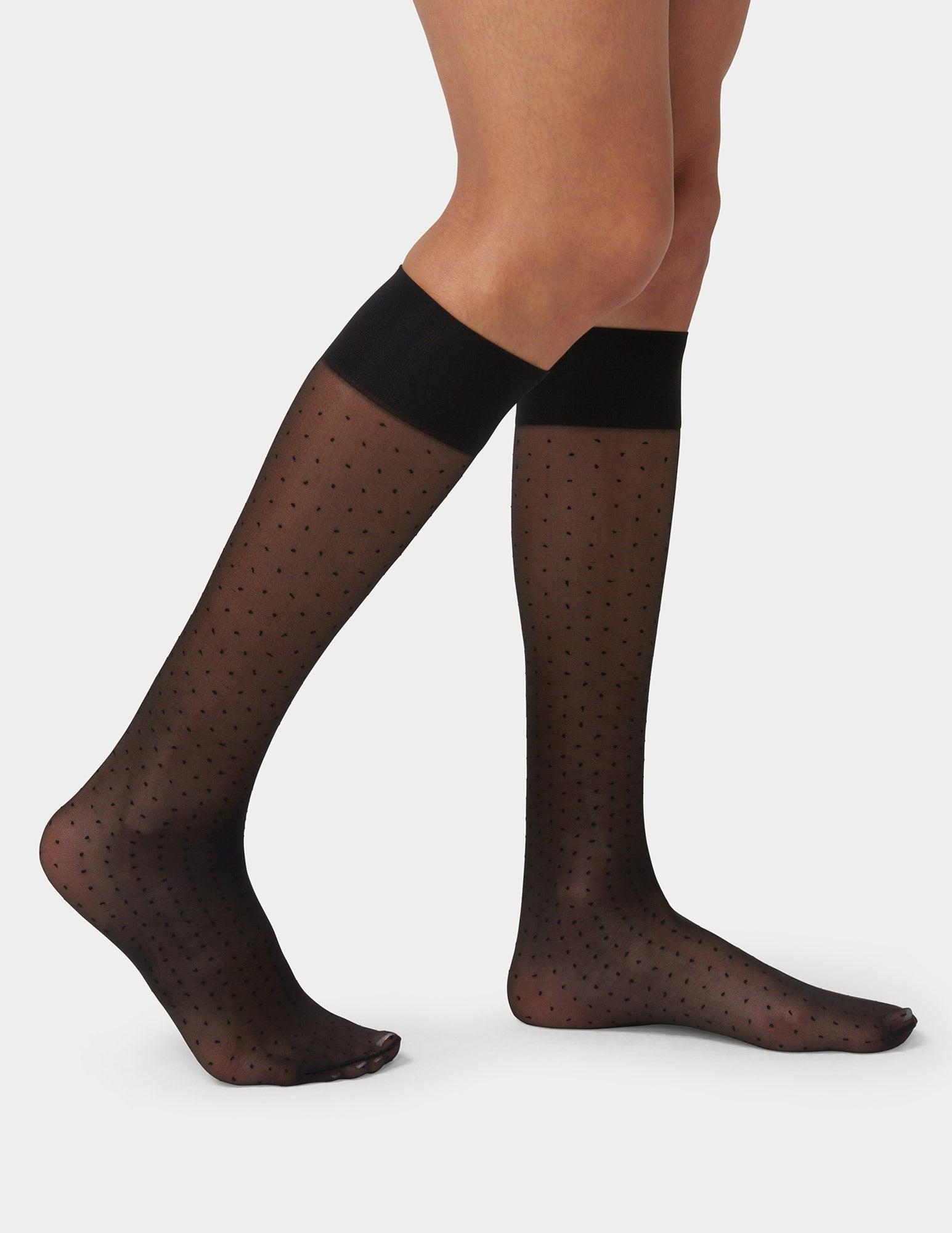 Hue Pin Dot Knee High