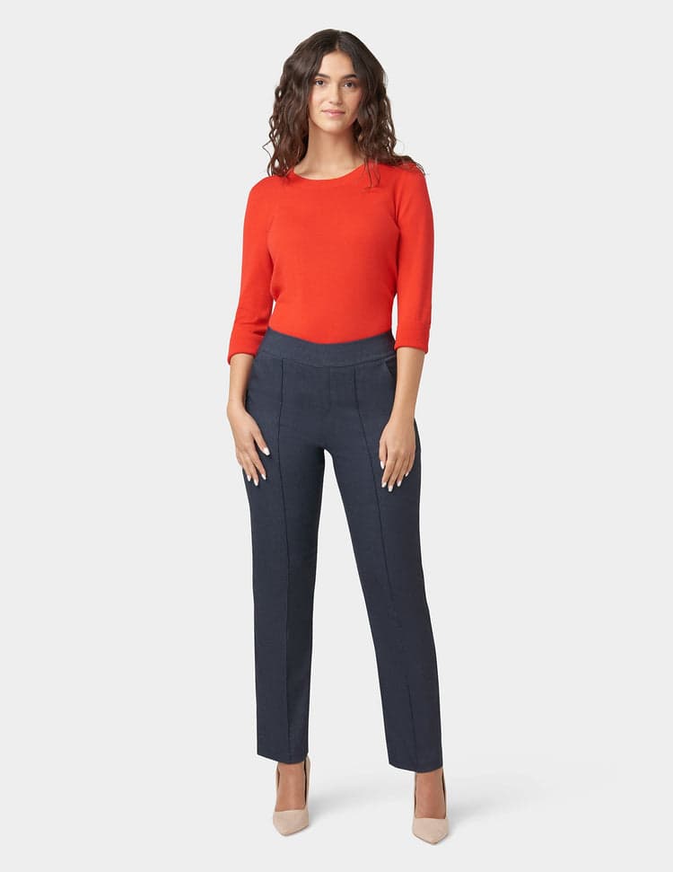 Hue Denim Pull-On Trousers