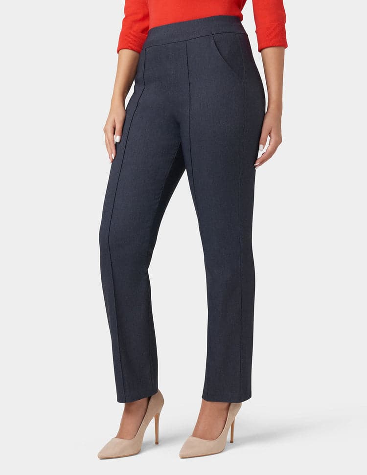 Hue Denim Pull-On Trousers
