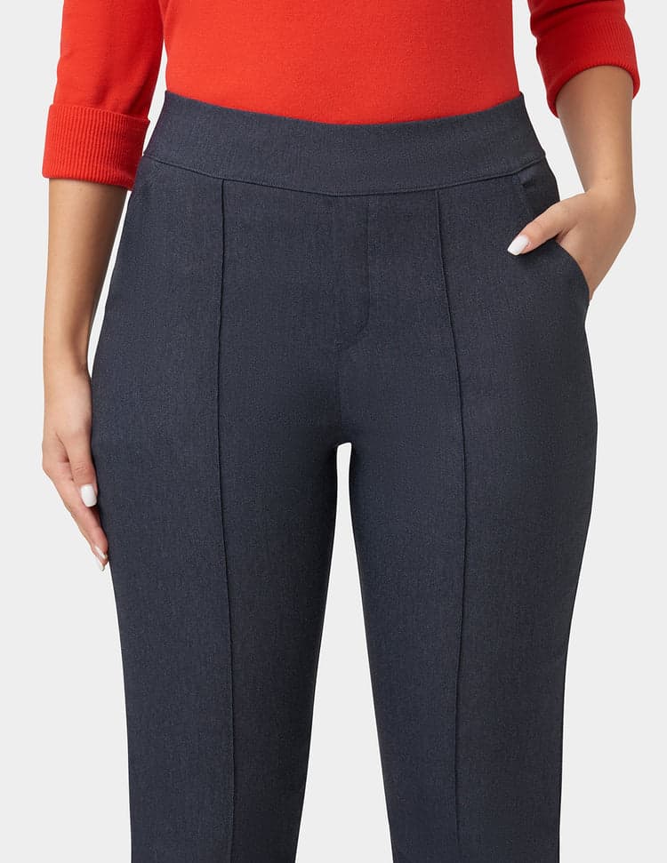 Hue Denim Pull-On Trousers
