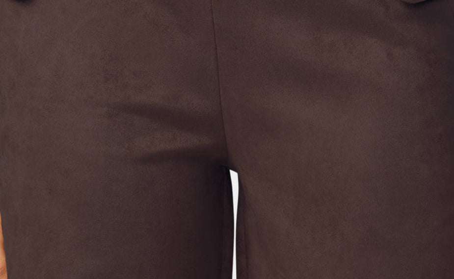 Hue Faux Suede Kick Flare Pant