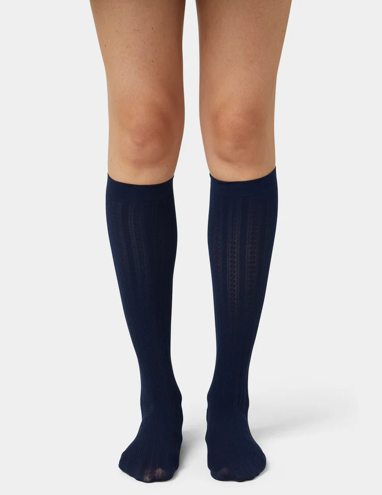 Hue Cable Knee High