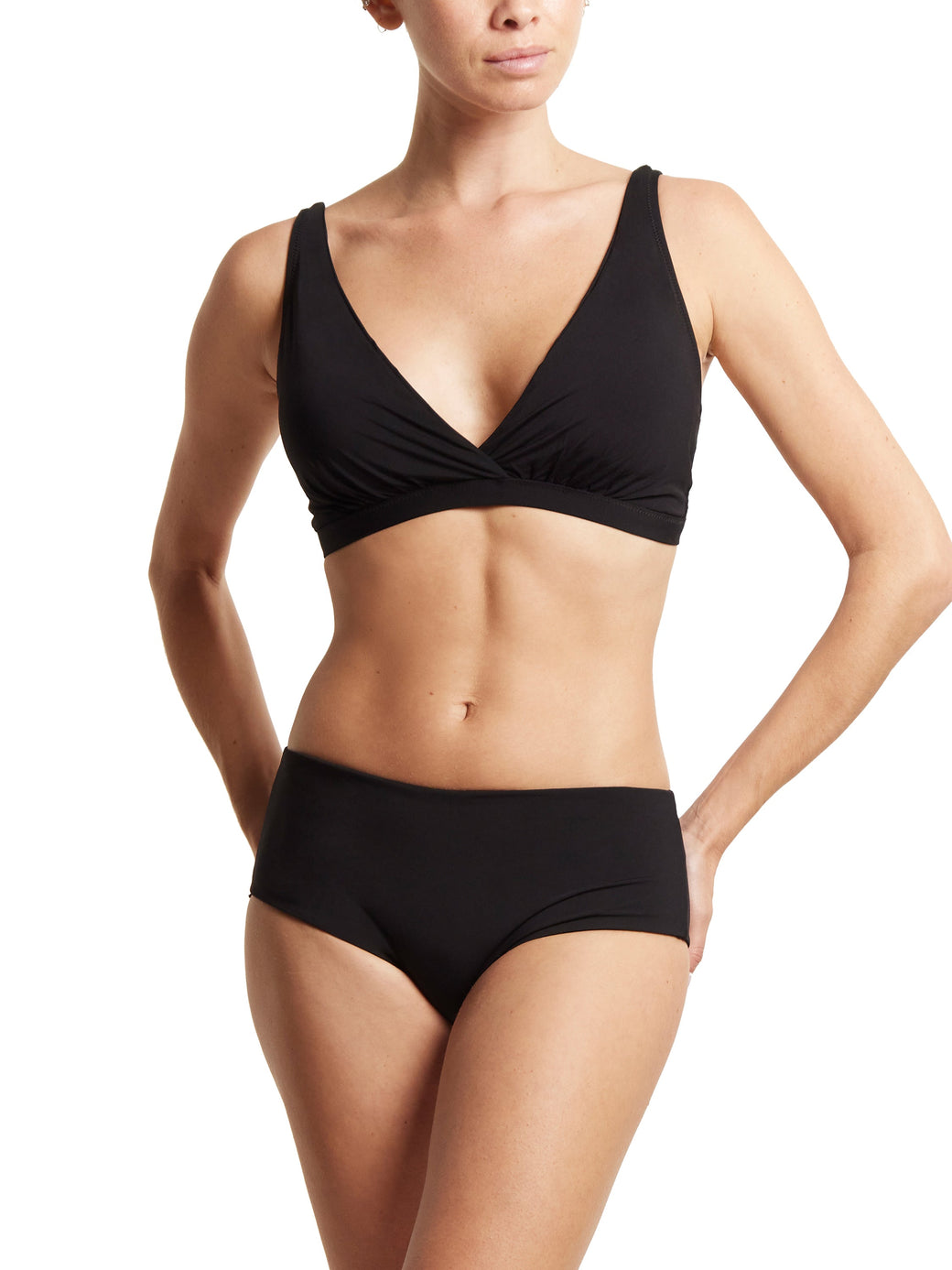 v front Plunge swim top