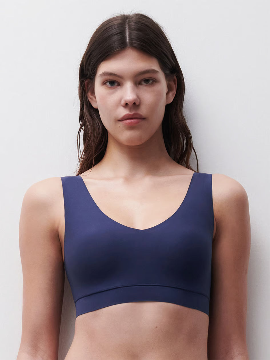 Chantelle Soft Stretch Padded V-Neck Bra Top
