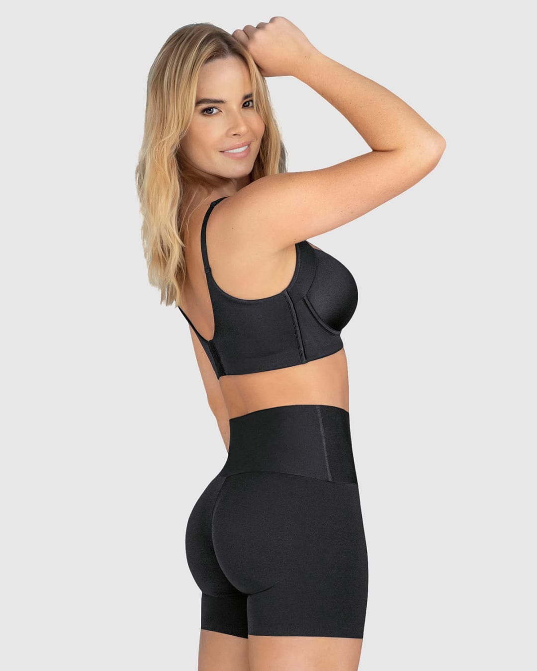 Leonisa Stay in Place Seamless Slip Short Small Black (6570687266881)