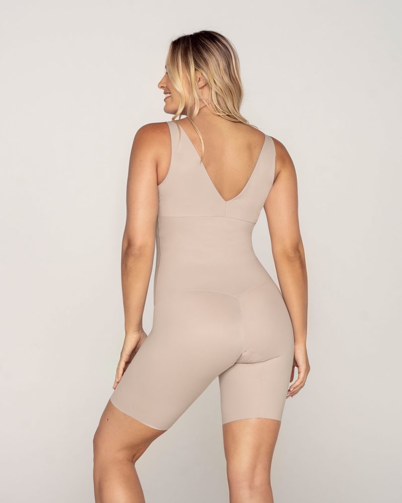 Leonisa Undetectable Step In Mid Thigh Body Shaper Nude