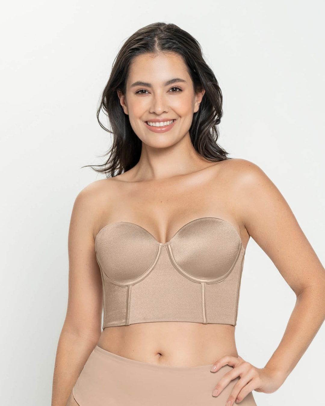 Leonisa Strapless Contouring Bustier Bra