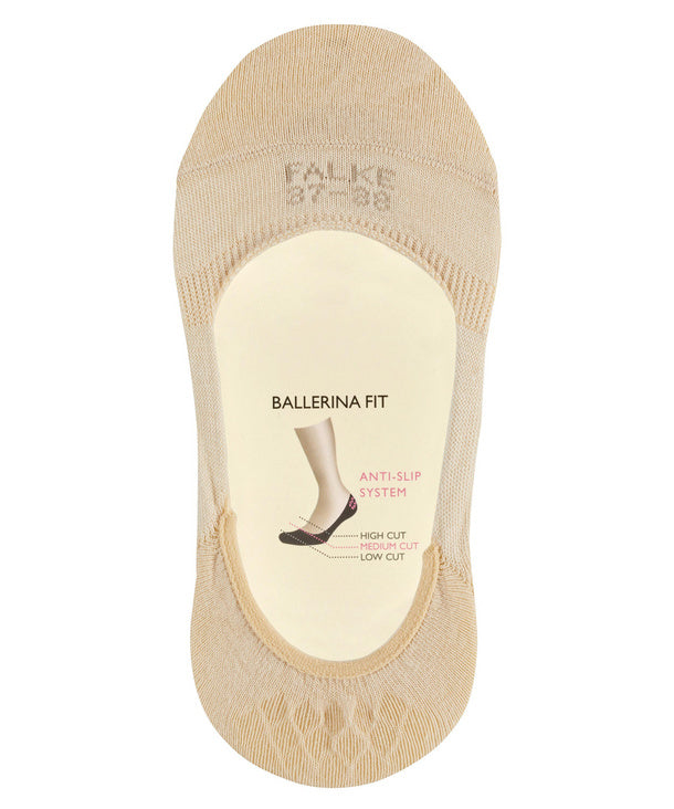 Falke Step Medium Cut Women No Show Sock Cream