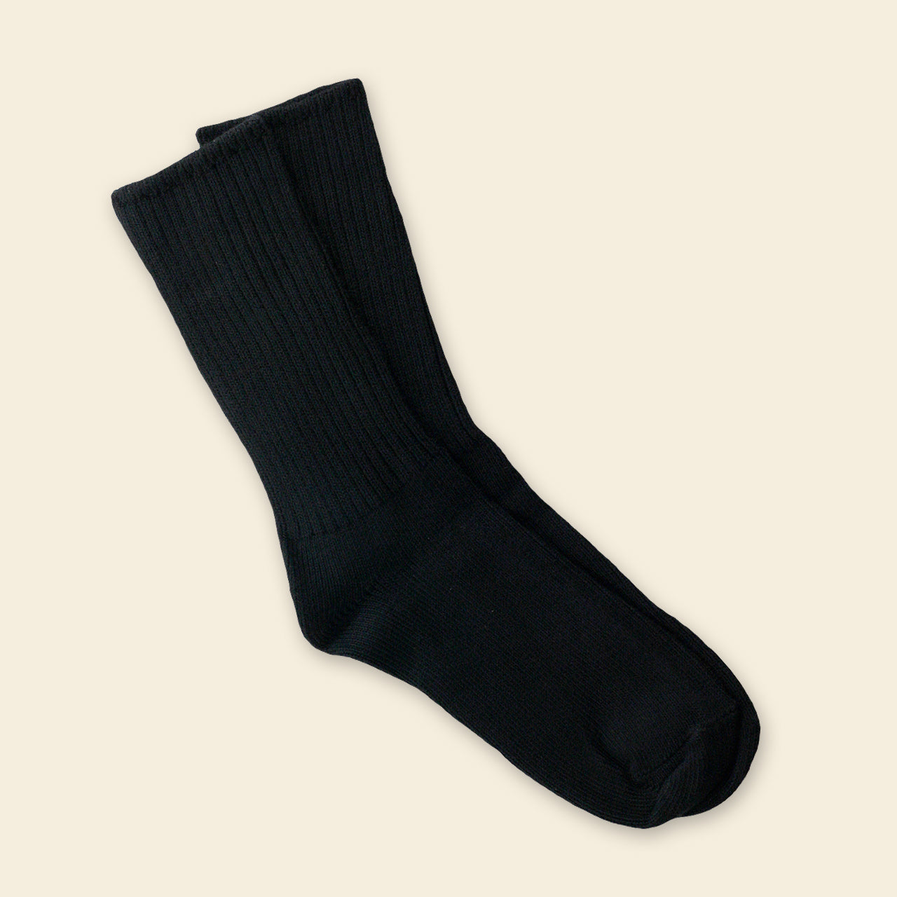 Maggie's Organics Organic Cotton Crew Sock - Black