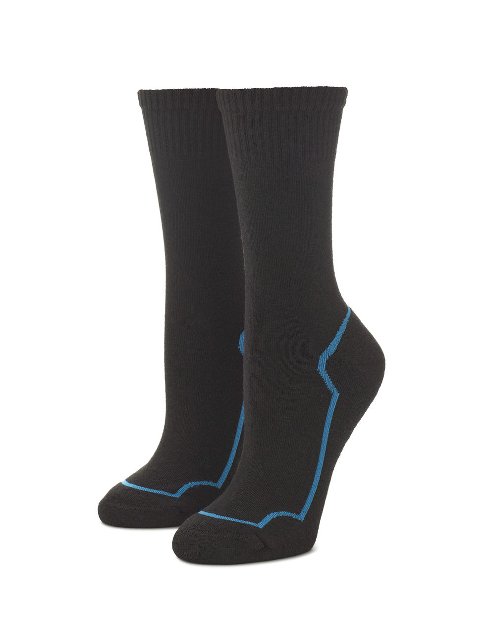 Hue Eco Sport Walking Crew 2-Pack Sock 