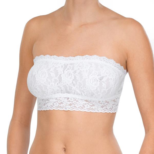 Hanky Panky Bandeau Strapless Bra White