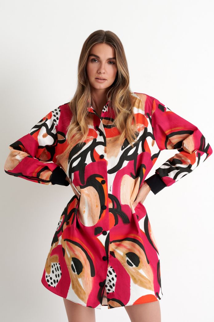 Shan Frida Long Sleeve Cotton Tunic Cover Up (6707897958465)