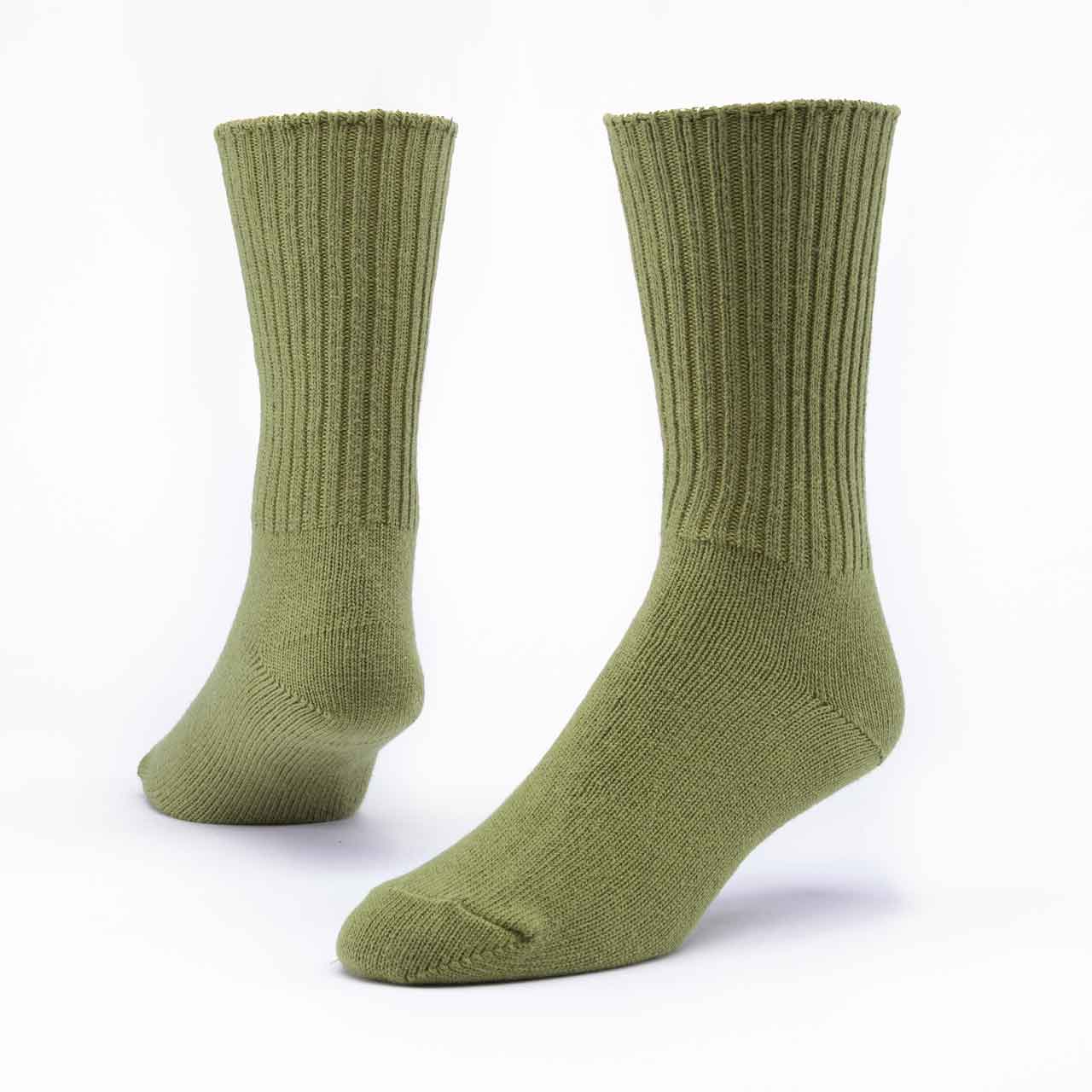 Maggie's Organics Organic Cotton Classic Crew Sock Green