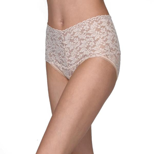High-rise lace brief Panty