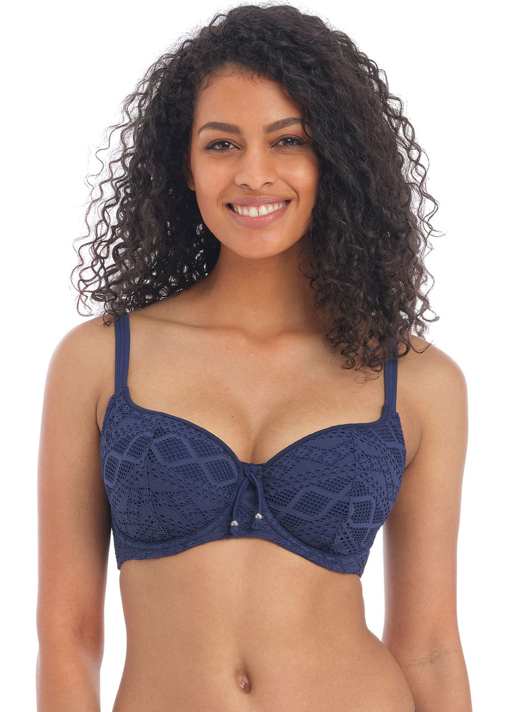 Freya Swimwear Sundance Sweetheart Bikini Top 30/D Denim (6571039064129)