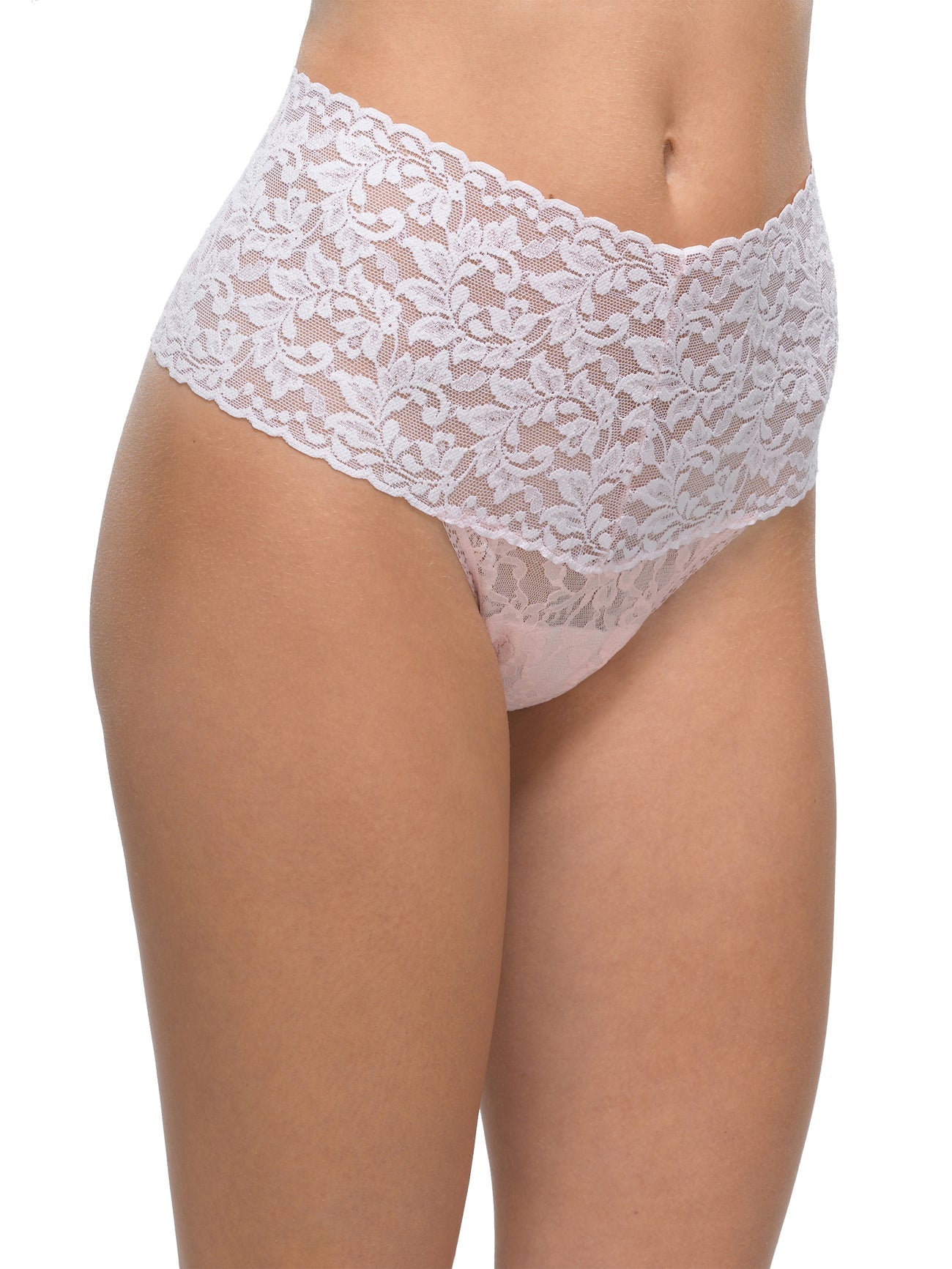 Hanky Panky Signature Lace Retro Thong White