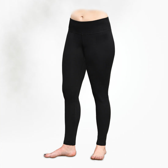Maggie's Organics Blackout Ankle Leggings Small Black 